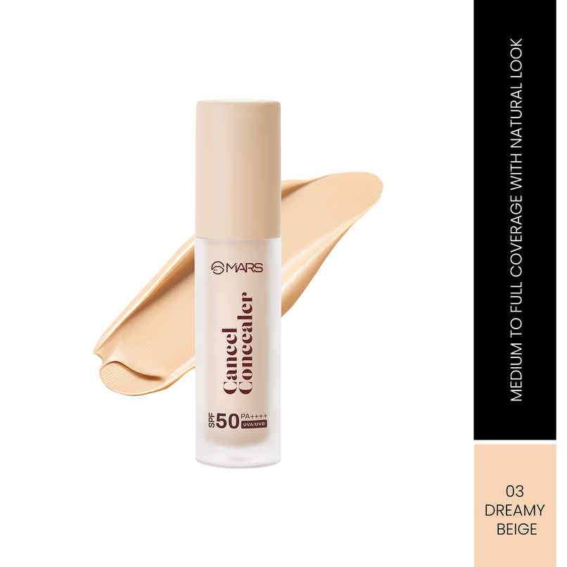 MARS Cosmetics SPF50 PA++++ Cancel Concealer | 03-Dreamy Beige MARS Cosmetics SPF50 PA++++ Cancel Concealer | 03-Dreamy Beige