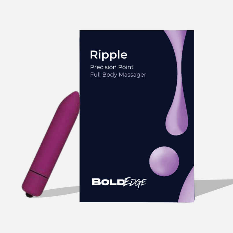 Boldedge Ripple Mini Bullet Personal Massager | Magenta Boldedge Ripple Mini Bullet Personal Massager | Magenta
