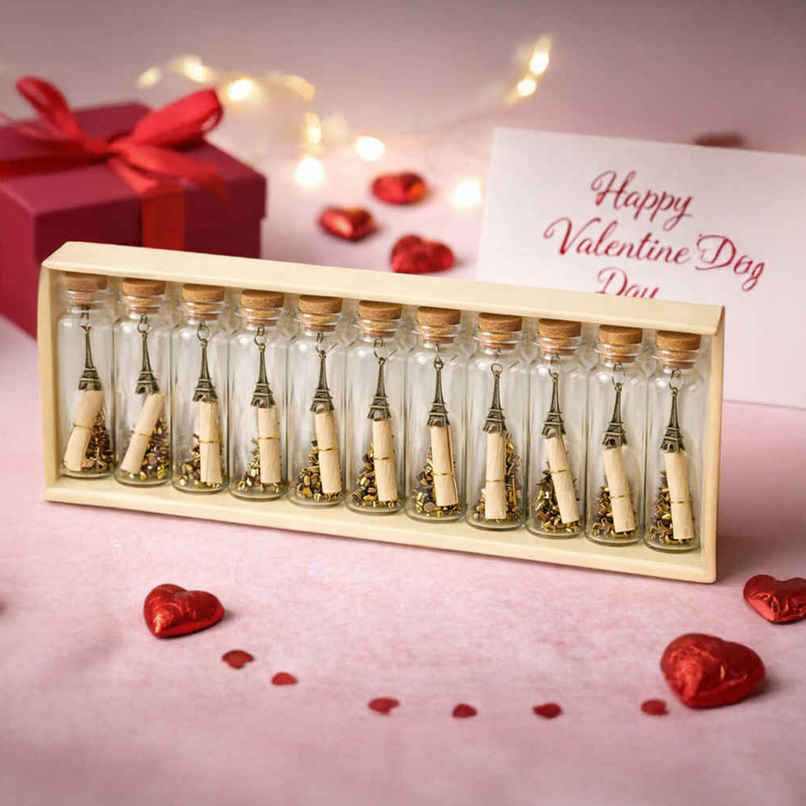 Secret Message Wish Bottle Mini Decor Gift Set | Perpetual Mart
