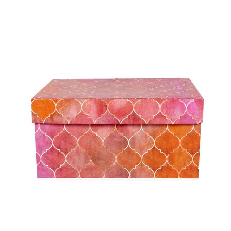 Itsy Bitsy Gift Box Moroccan Trellis Rosy Shimmer L15.5 x W10.5 x D 6.5cm Itsy Bitsy Gift Box Moroccan Trellis Rosy Shimmer L15.5 x W10.5 x D 6.5cm