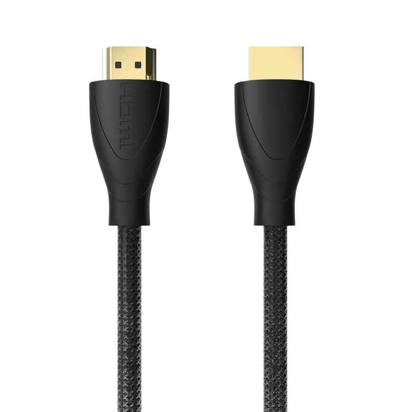 Ailkin HDMI Cable with Ethernet| 4K at 60Hz| 18Gbps| Dolby DTS| eARC| 3D| 1.5M| Black