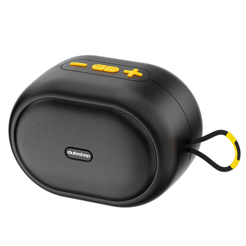Dubstep Pop 1200 Wireless Speaker | 12W Output | 16 Hrs Playtime | 52 mm Drivers | TWS Pairing | Black