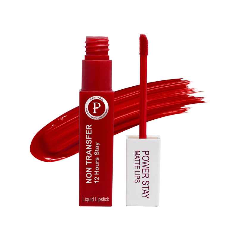 PERPAA Beauty Powerstay Liquid Matte Lipstick, Vitamin E | Maroon Matte PERPAA Beauty Powerstay Liquid Matte Lipstick, Vitamin E | Maroon Matte