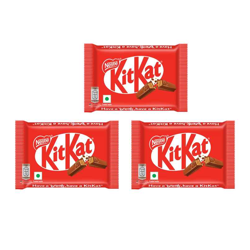 Nestle Kitkat 4 Fingers Choco Coated Wafer Bar Combo