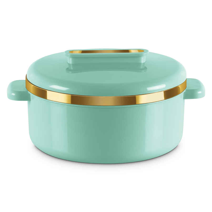 Milton Curve Inner Stainless Steel Casserole 215 Litre Light Green