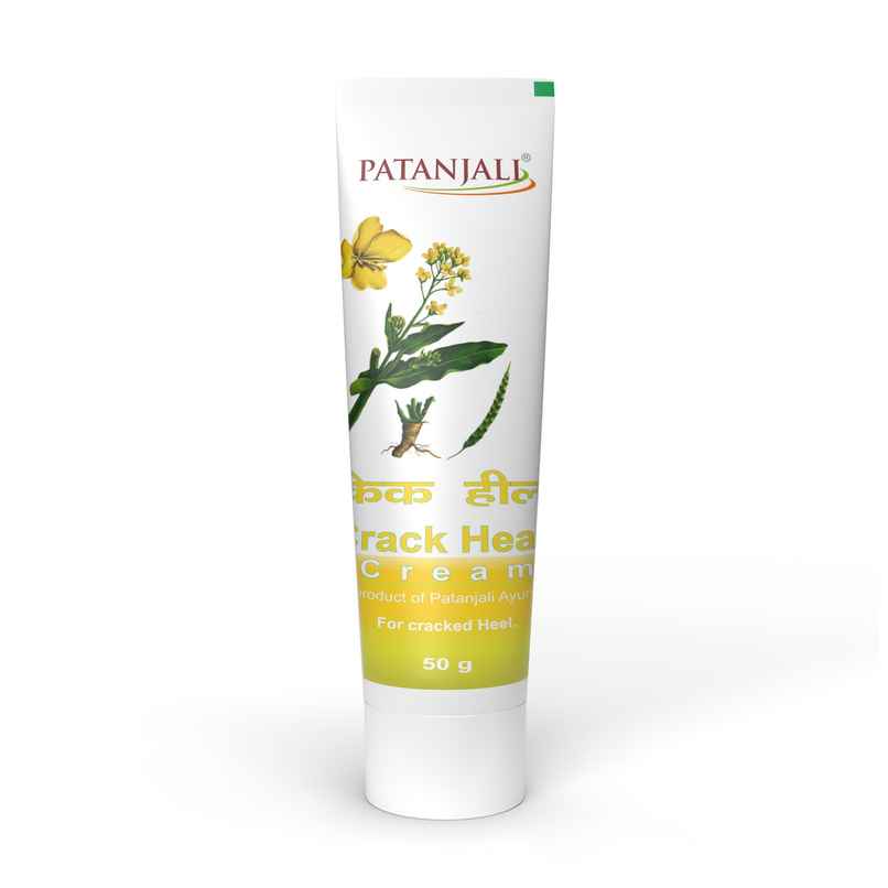 Patanjali Crack Heal Repair Cream - Dry Cracked Heels, Moisturising Care Patanjali Crack Heal Repair Cream - Dry Cracked Heels, Moisturising Care