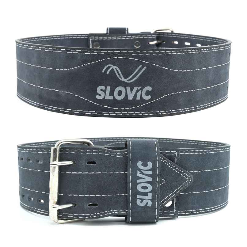 Slovic Gym Belt for Deadlifts, Weight lifting & Gym Workouts | Large