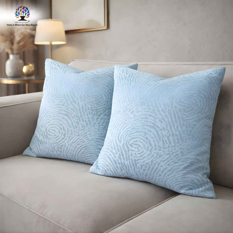 Dream Living Jacquard Cushion Cover Set | Glacier Blue - 40 x 40 cm Dream Living Jacquard Cushion Cover Set | Glacier Blue - 40 x 40 cm