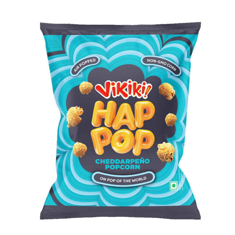 Vikiki Snak HapPop Ready to Eat Popcorn | Cheddarpeno