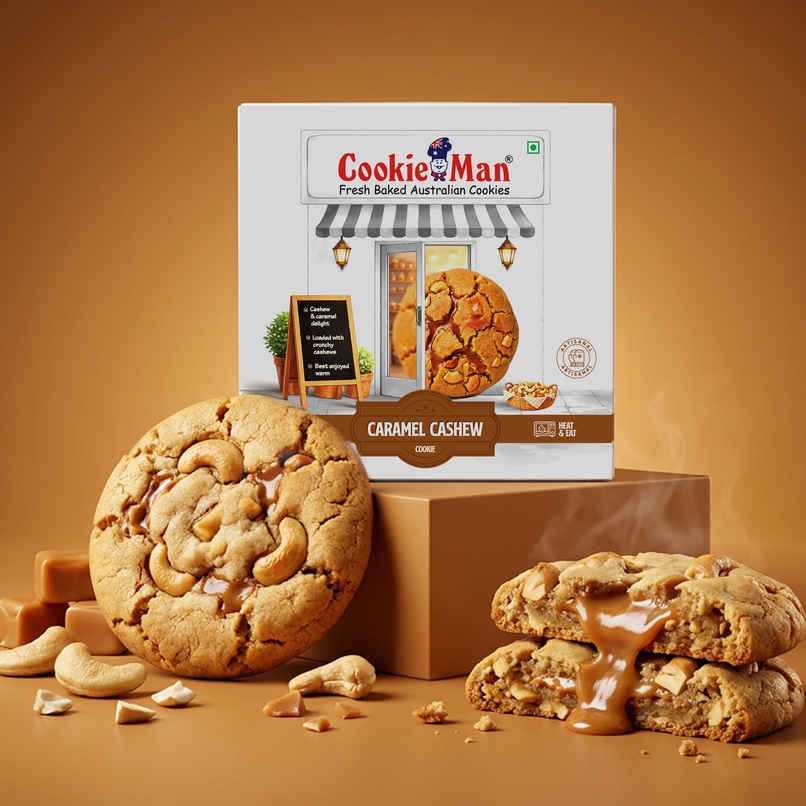 CookieMan Caramel Cashew Soft Dessert Cookie CookieMan Caramel Cashew Soft Dessert Cookie