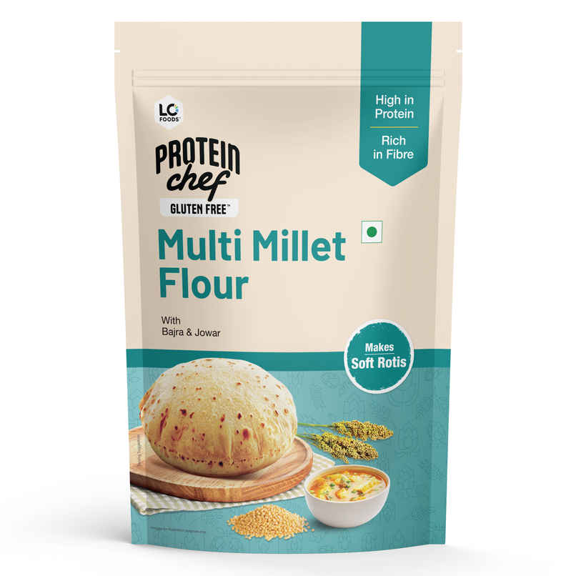 Lo Foods Gluten Free Atta | Jowar | Ragi Flour | Multi Millet Multigrain