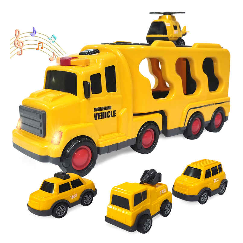 Kidology Transforming Robot Toys For Kids | Action Figures Robotic Construction Vehicles Toy Car
