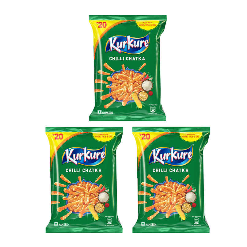 Kurkure Red Chilli Chataka Chips Combo