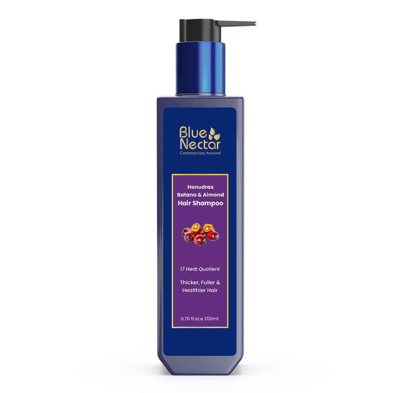 Blue Nectar Batana Hair Shampoo for Stronger Hair, Organic shampoo for Dry & Frizzy Hair Blue Nectar Batana Hair Shampoo for Stronger Hair, Organic shampoo for Dry & Frizzy Hair