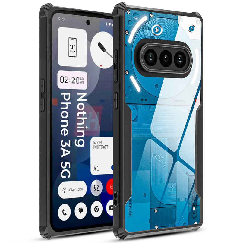 Artistque Case For Nothing Phone 3a Back Cover | Transparent Shockproof TPU Cover