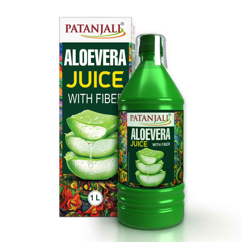 Patanjali Aloe Vera Juice with Fibre - Digestive Care and Immunity Booster Patanjali Aloe Vera Juice with Fibre - Digestive Care and Immunity Booster