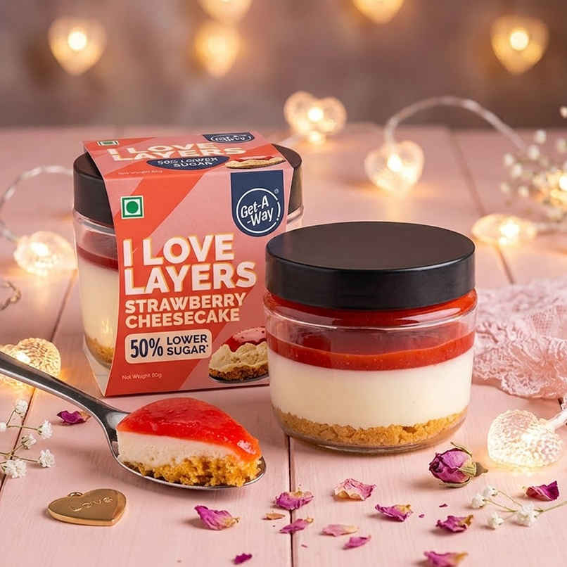 Get-A-Way Strawberry Cheesecake Jar