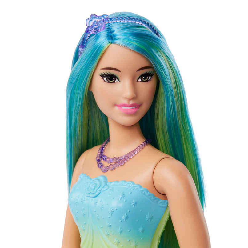 Barbie Royal Doll | Blue Hair | Butterfly Skirt