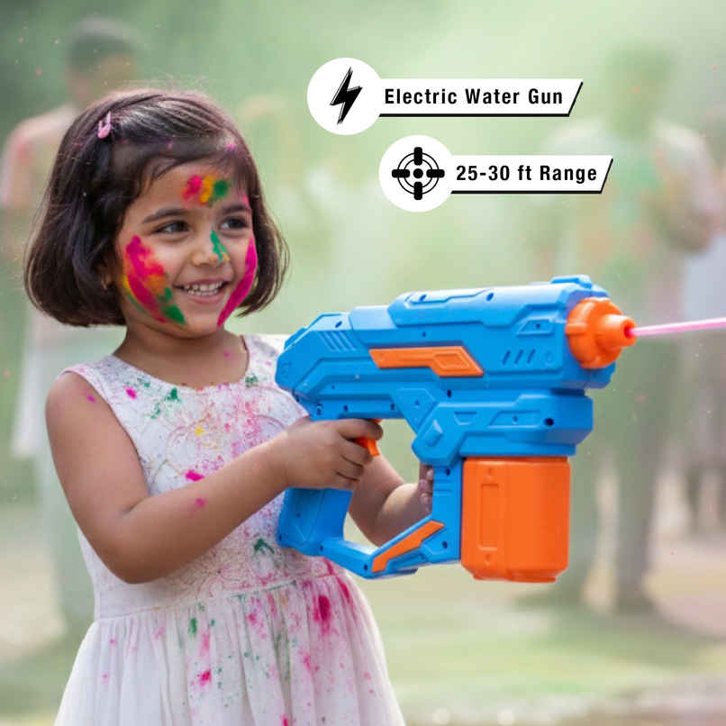Ocean Burst Electric Water Gun | Holi Pichkari | 400 ml | Tomuncle Ocean Burst Electric Water Gun | Holi Pichkari | 400 ml | Tomuncle
