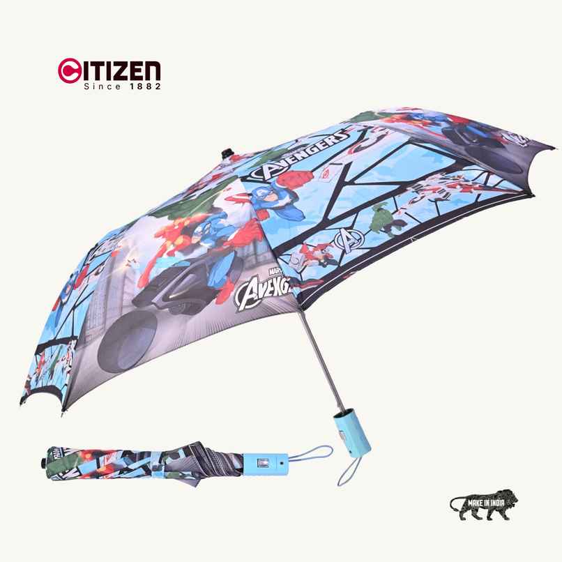 Citizen 21x8 Auto Folding Kids Umbrella Avenger Print