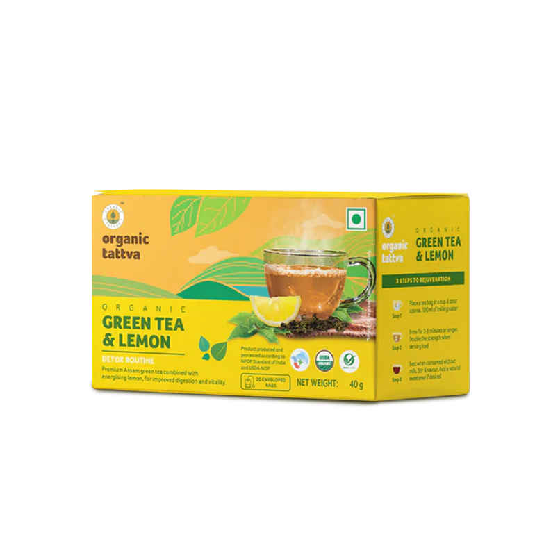 Organic Green Tea & Lemon