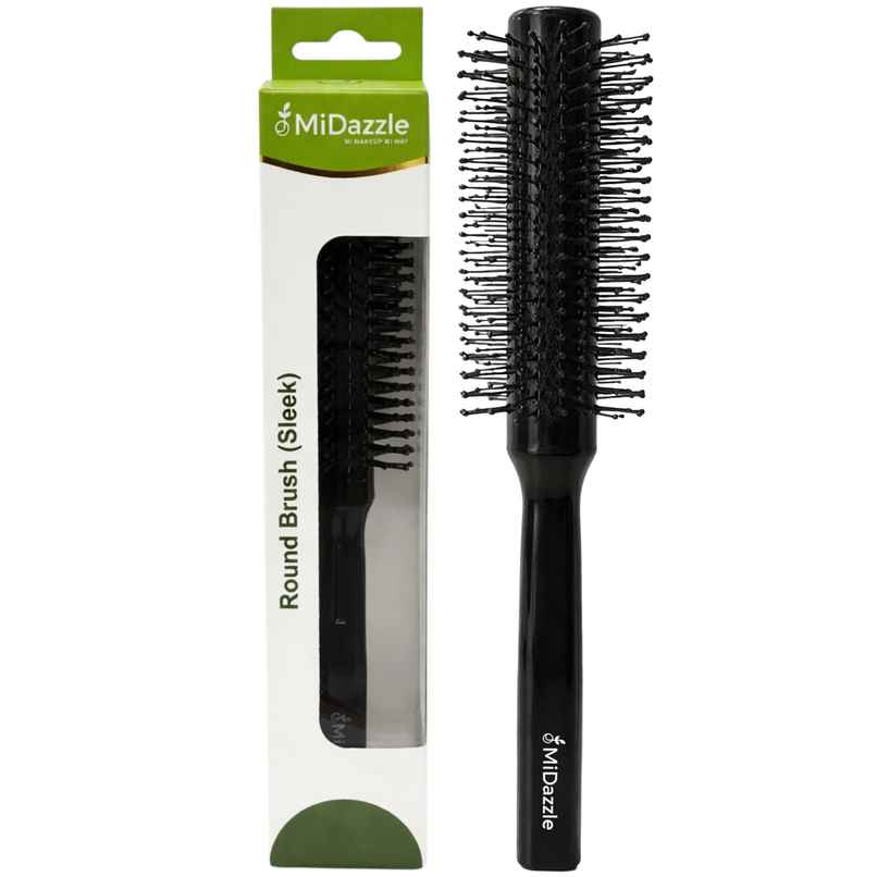 Midazzle Round Hair Brush for Volumizing, Curling & Straightening | Assorted Midazzle Round Hair Brush for Volumizing, Curling & Straightening | Assorted
