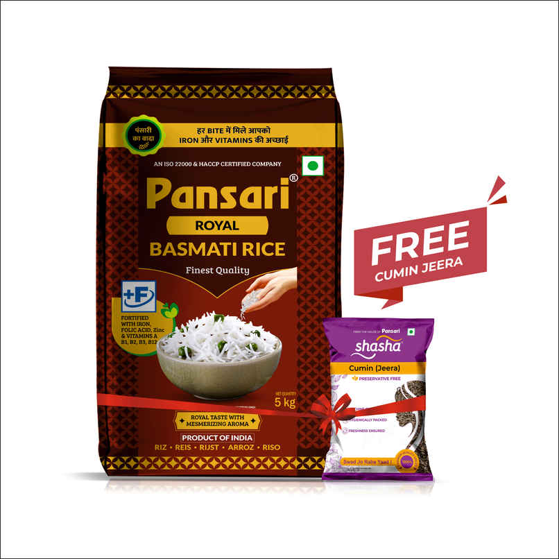 Pansari Royal Premium Basmati Rice | Extra Long Grain | Chawal Pansari Royal Premium Basmati Rice | Extra Long Grain | Chawal