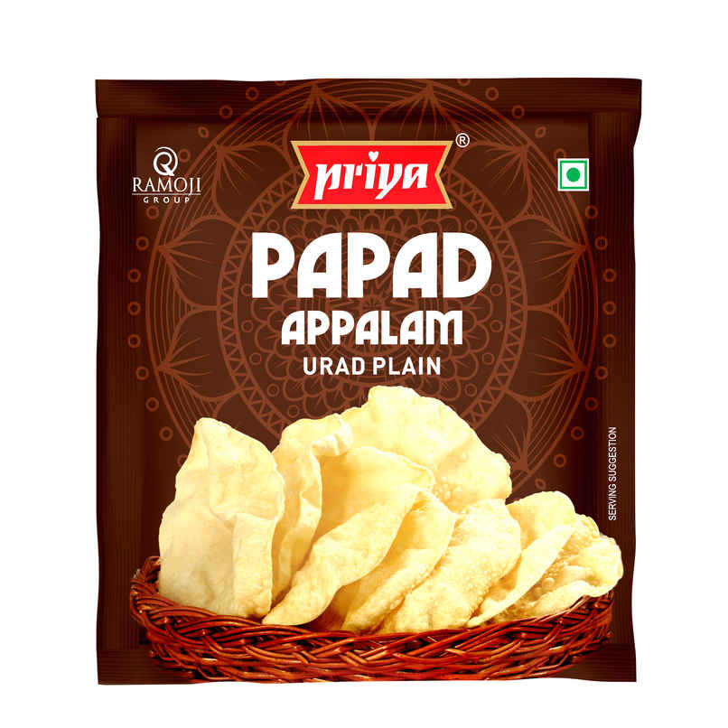 Priya Urad Dal Plain Appalam Papad Priya Urad Dal Plain Appalam Papad