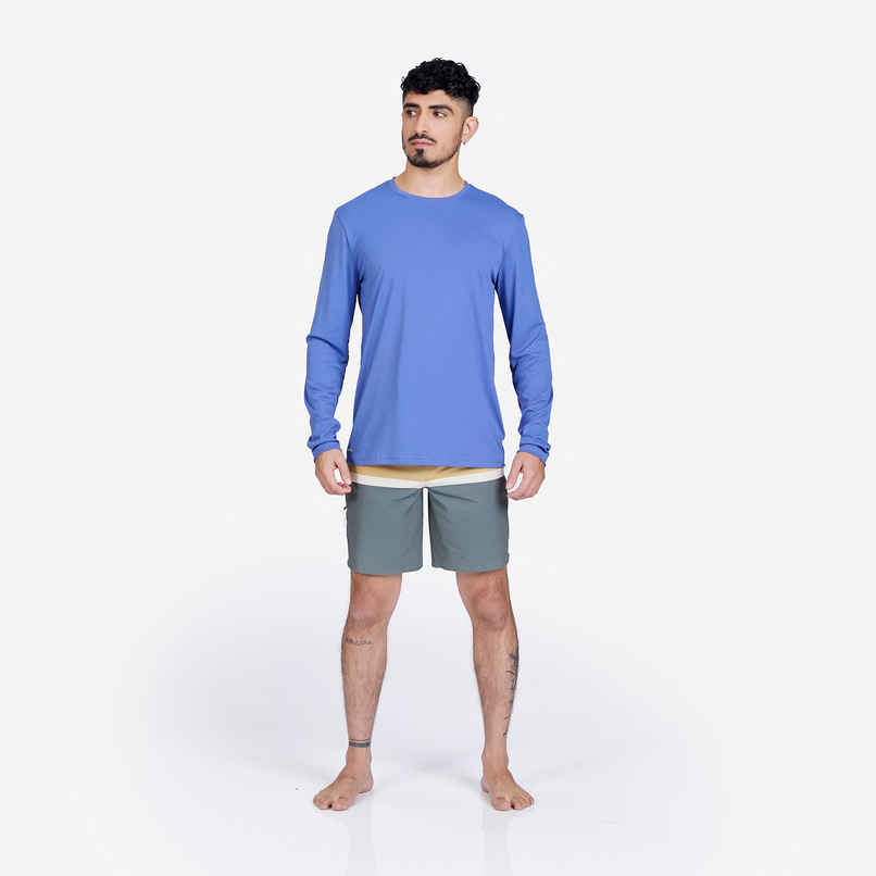 Decathlon UV Protection Long sleeve Surfing T-shirt | Blue - M