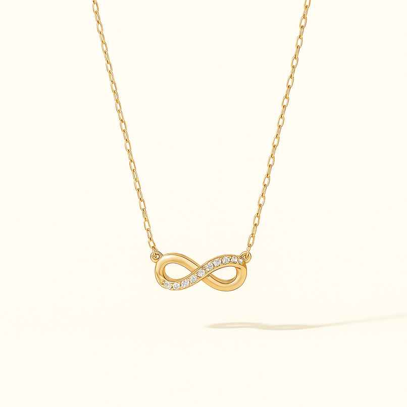 ZAISHA Women's 18K Gold Plated Zirconia Infinity Pendant | Birthday | Anniversary | Rakhi Gift ZAISHA Women's 18K Gold Plated Zirconia Infinity Pendant | Birthday | Anniversary | Rakhi Gift