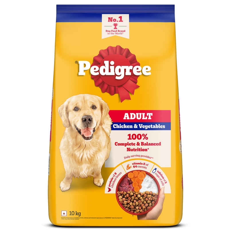 Pedigree Adult Chicken & Vegetables Dry Dog Food