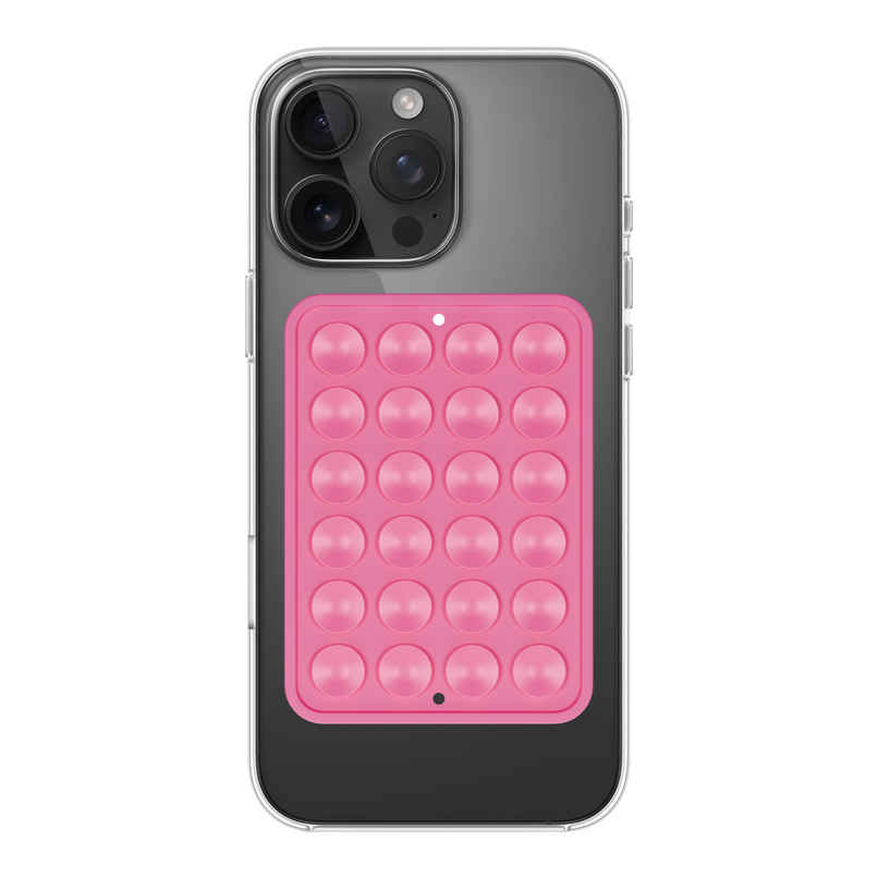 Artistque Silicone Suction Phone Case | Hands-Free Holder | Mirror & Shower | Light Pink