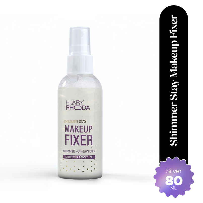 Hilary Rhoda Shimmer Stay Makeup Fixer | Silver Shade 03 Hilary Rhoda Shimmer Stay Makeup Fixer | Silver Shade 03