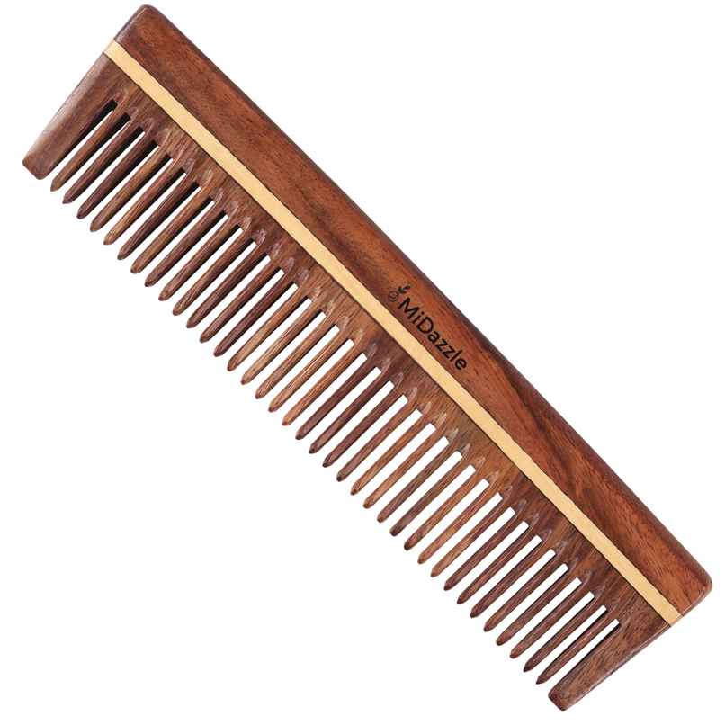 Midazzle Natural Handcrafted Sheesham Rosewood Hair Comb | MIRC2002