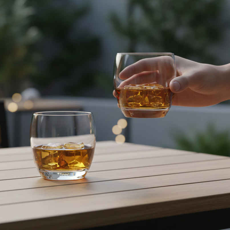 Imported Whisky Glass Set | 340 ml | 2 pc | BAY6