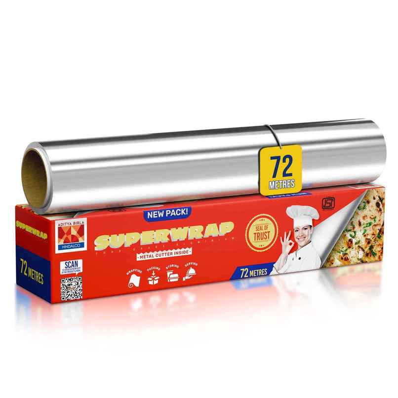 Superwrap Aluminium Foil (72 Meter) Superwrap Aluminium Foil (72 Meter)