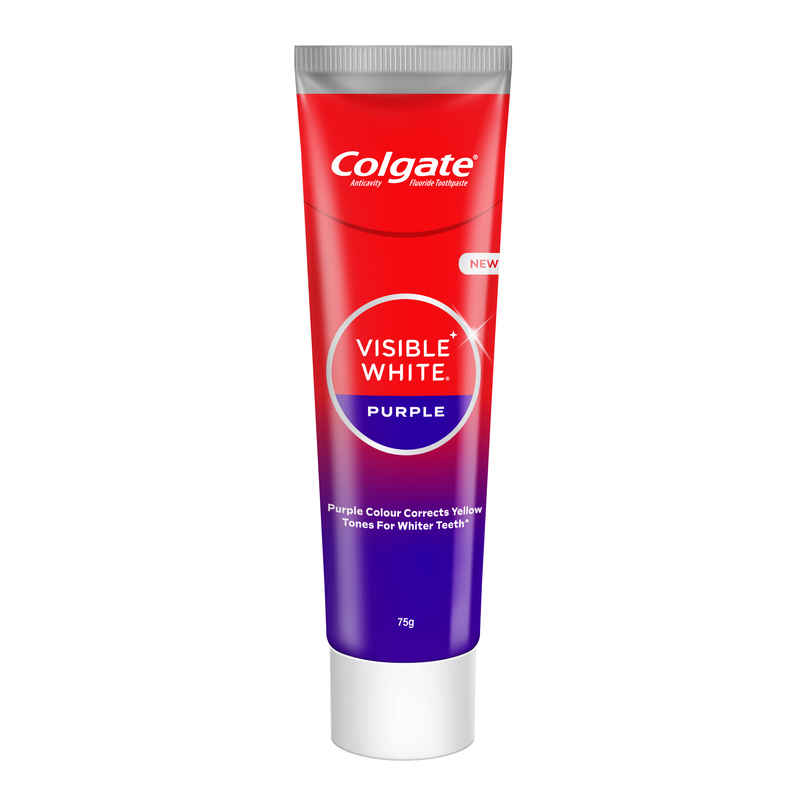 Colgate Visible White Purple Toothpaste for Teeth Whitening Tooth Paste Colgate Visible White Purple Toothpaste for Teeth Whitening Tooth Paste