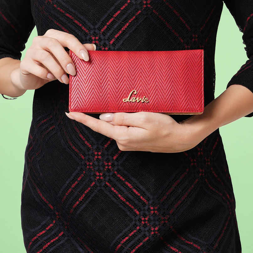 Lavie Women's Herring Safain Bifold Wallet | Red
