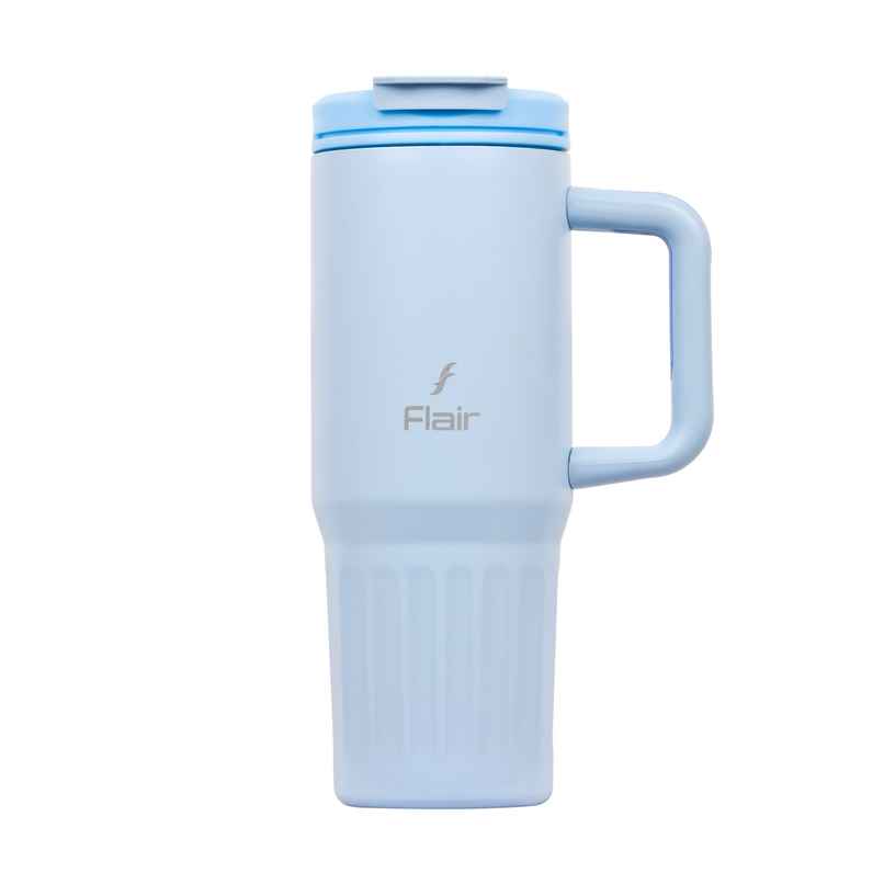 FLAIR Vogue 750 ML Insulated Stainless Steel Tumbler with Lid | Blue - 750 ml