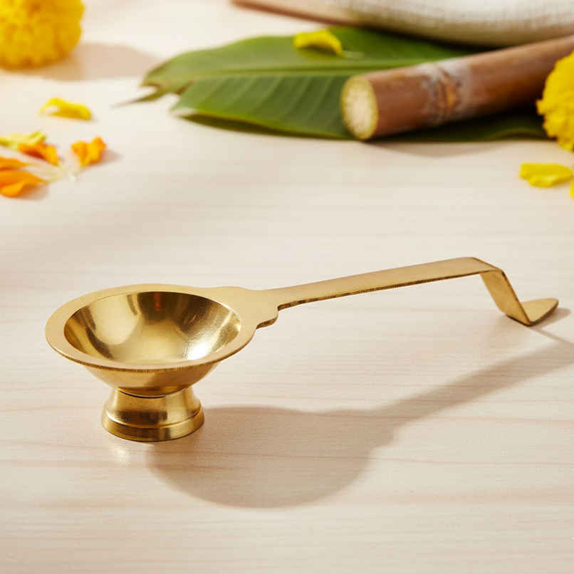 Brass Puja Jyot Kapooram Dhoop Aarti | Shubhkart
