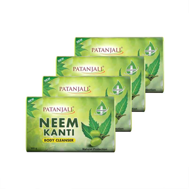 Patanjali Neem Kanti Herbal Body Cleanser Soap- Neem Oil, Deep Cleansing Patanjali Neem Kanti Herbal Body Cleanser Soap- Neem Oil, Deep Cleansing