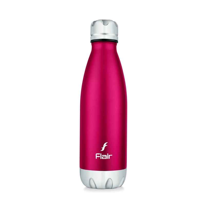 Flair Glam Stainless Steel | 1 L | Vacuum Insulated Bottle | Red