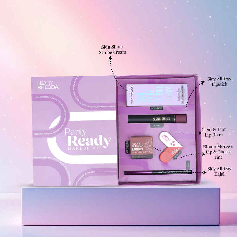 Hilary Rhoda Party Ready Makeup Kit | Makeup Combo for Women Face Makeup Essentials Hilary Rhoda Party Ready Makeup Kit | Makeup Combo for Women Face Makeup Essentials