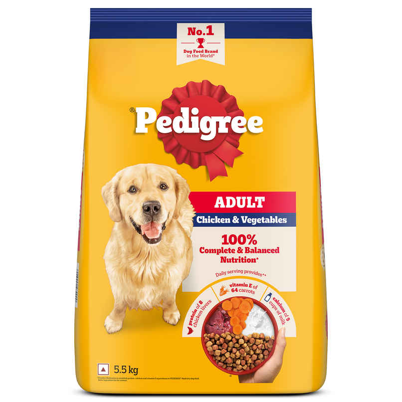 Pedigree Adult Chicken & Vegetables Dry Dog Food