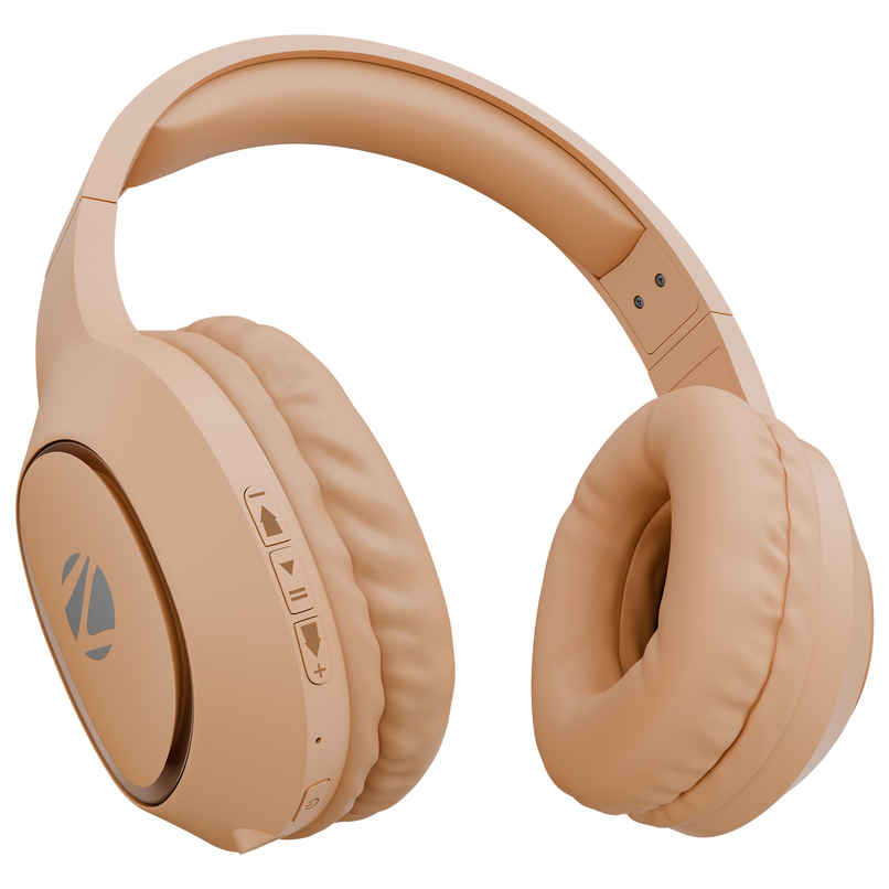 Zebronics Thunder Neo Wireless Over-Ear Headphone, 60 Hr Backup, Bt 5.4, Gaming, Deep Bass, Orange Zebronics Thunder Neo Wireless Over-Ear Headphone, 60 Hr Backup, Bt 5.4, Gaming, Deep Bass, Orange