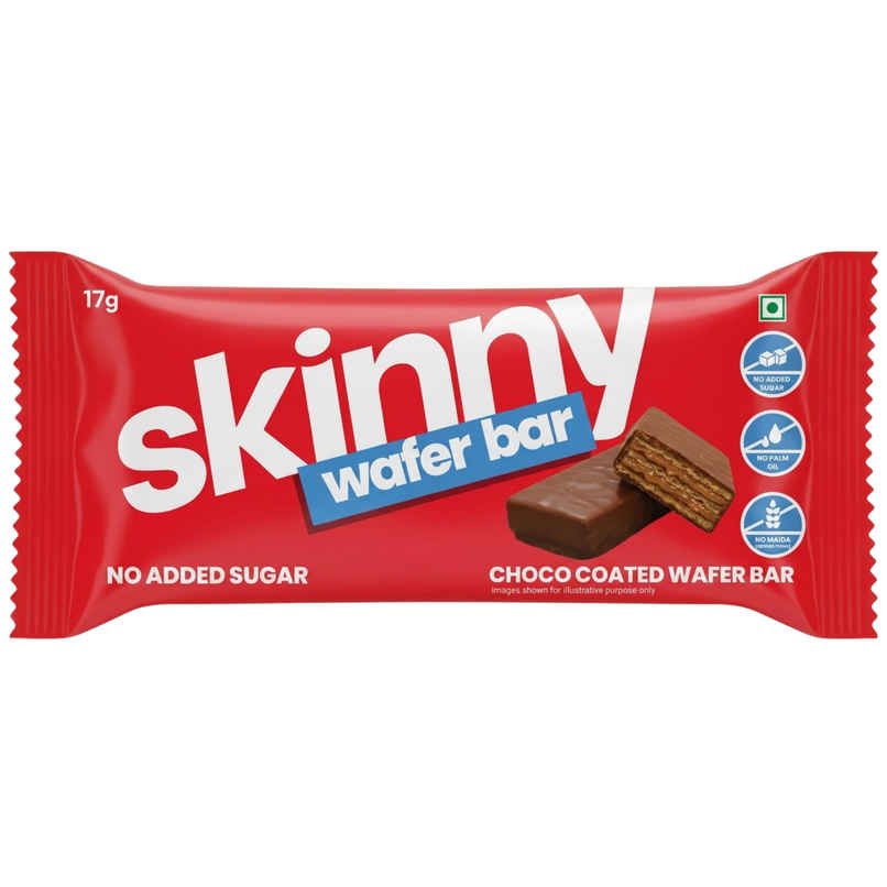Skinny Choco Coated Wafer Bar | No Added Sugar Skinny Choco Coated Wafer Bar | No Added Sugar
