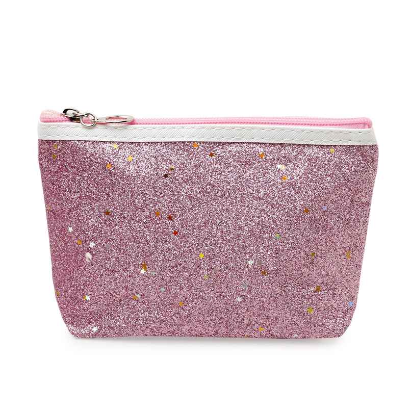 Bronson Professional Glitter Bling Mini Makeup Travel Pouch Kit Cosmetic Organizer Vanity Bag Bronson Professional Glitter Bling Mini Makeup Travel Pouch Kit Cosmetic Organizer Vanity Bag