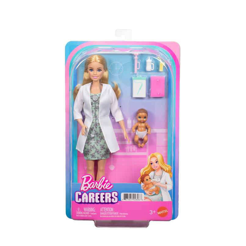 Barbie Baby Doctor Playset, Blonde Hair & Accessories Barbie Baby Doctor Playset, Blonde Hair & Accessories