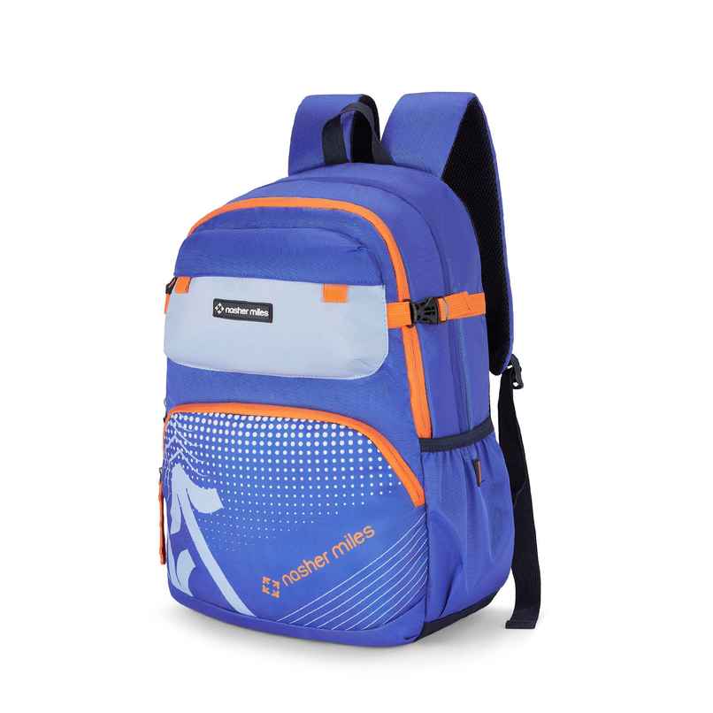 Nasher Miles Engineering Polyester Laptop Backpack with Rain cover | Blue - 36 L Nasher Miles Engineering Polyester Laptop Backpack with Rain cover | Blue - 36 L
