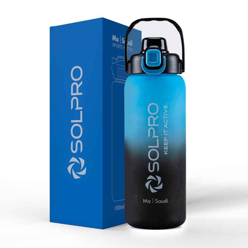 Solpro Ma Saudi Sipper Water Bottle | Leakproof BPA Free for School Office Gym Travel | 1 L Solpro Ma Saudi Sipper Water Bottle | Leakproof BPA Free for School Office Gym Travel | 1 L